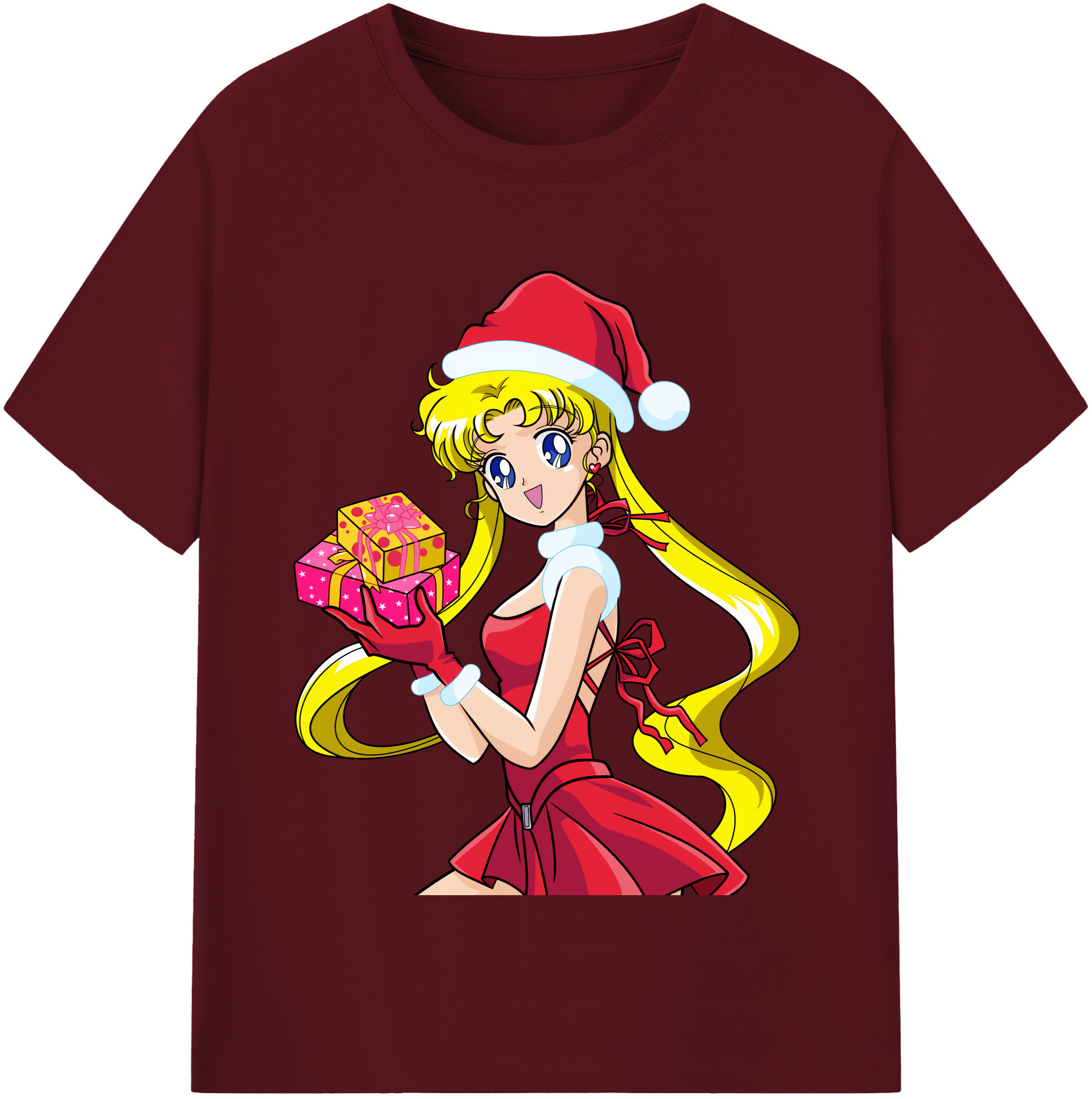 （画像用） 美少女戦士セーラームーン 月野 うさぎ つきの うさぎ Sailor Moon Tsukino Usagi 綿100％半袖Tシャツ（フロントプリント）